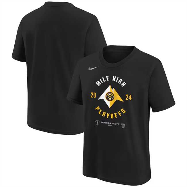 Men's Denver Nuggets Black 2024 Playoffs Mantra T-Shirt,We sell and wholesale Men's Denver Nuggets Black 2024 Playoffs Mantra T-Shirt on line form chian!
